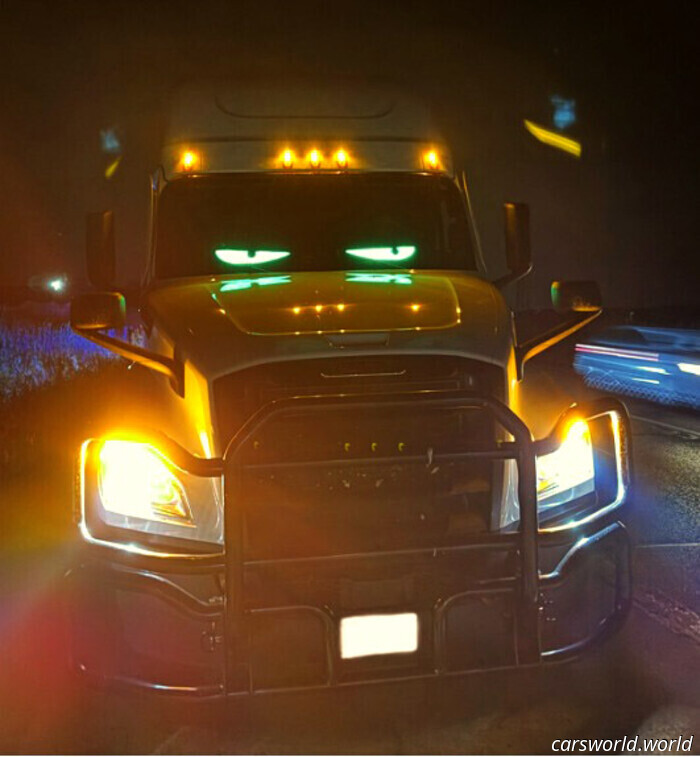 Police Caution Truck Drivers After Detecting the Return of Those Green "Angry Eyes" | Carscoops